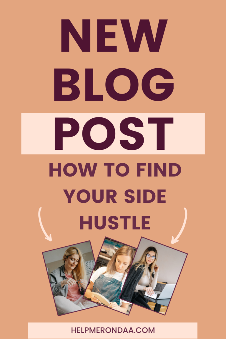 How to find your side hustle